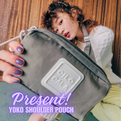 ご注文でSHOULDER POUCH (YOKO)をプレゼント！